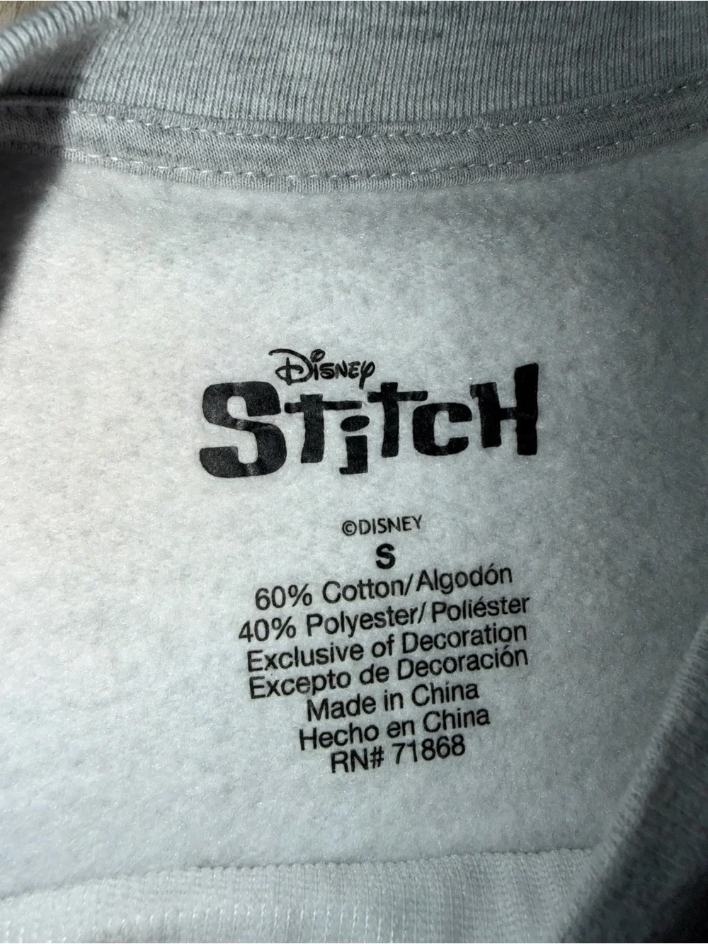 Disney sweatshirt featuring
